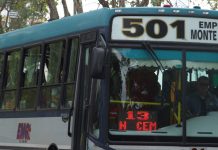 Paro de las líneas de colectivo 245, 394 y 501