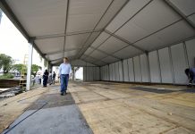 El Municipio de Almirante Brown instala tres carpas sanitarias en los hospitales del distrito
