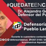 banner quedate en casa defensoria del pueblo lanus alejandro gorrini