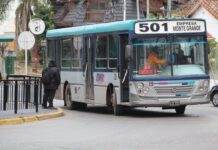 Monte Grande: medida de fuerza en la línea 501 monte grande, linea 501,