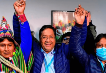 Bolivia: terminó el conteo oficial y Arce se alzó con más del 55% de los votos