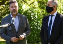 Menendez y Alak anuncian alcaidias en Merlo
