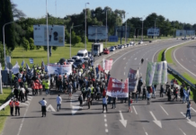 Caos total en Ezeiza por un piquete: qué calles afecta