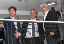 Tras acordar el bono de $25.000, Moyano recibe a Alberto y Kicillof por el Día del Camionero