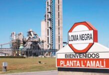 Loma Negra paró su fabrica y tiene cemento para no más de una semana loma negra, cemento