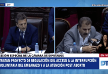 Cruces entre Sergio Massa y Cristian Ritondo al cierre de la sesión