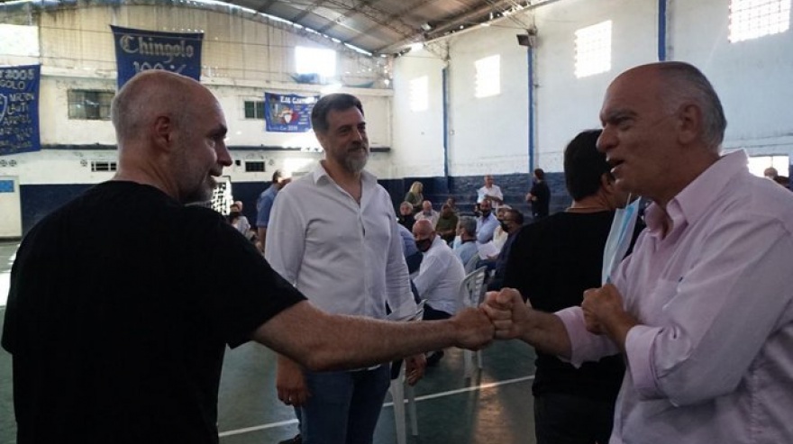 Diego Kravetz, Nestor Grindetti, Horacio Rodriguez Larreta