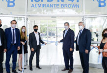 Alberto Fernández junto a Axel Kicillof inauguraron una escuela y pasearon por Almirante Brown Alberto Fernandez, Axel kicillof, almirante brown
