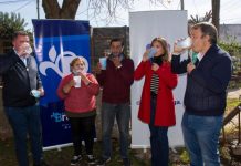 Almirante Brown: habilitaron una nueva red de agua potable