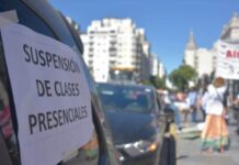 Docentes porteños paran en rechazo al fallo de la Corte Suprema que avaló las clases presenciales en la Ciudad
