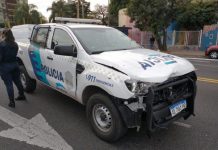 VIDEO: patrullero cruzó en rojo y mató a un repartidor
