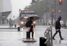 Tormenta de Santa Rosa: rige una alerta amarilla en el AMBA