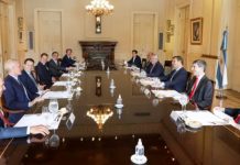 Alberto Fernández prometió a empresarios eliminar la doble indemnización cuando se reactive la economía