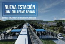 Almirante Brown anunció la llegada de la nueva estación de trenes de la Universidad Guillermo Brown!