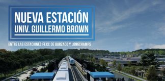 Almirante Brown anunció la llegada de la nueva estación de trenes de la Universidad Guillermo Brown!