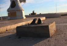 Santa Cruz: Vandalizaron y derribaron una estatua de Cristina Kirchner en Río Gallegos
