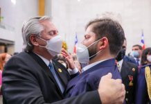 Alberto Fernández recibirá este lunes a Gabriel Boric en el primer viaje al exterior del mandatario chileno