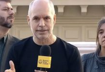 Larreta le pidió a Nación que le quite los planes sociales a quienes repitan un acampe en la 9 de Julio