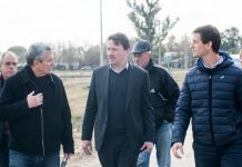 Federico Basualdo recorrió obras eléctricas con el intendente de San Vicente