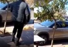 Mario Negri dejó su vehículo de alta gama en una rampa para discapacitados y lo escracharon en redes sociales