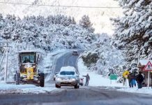Hay 11 provincias con alerta por vientos, nevadas y posible caída de granizo