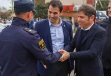 Ramón Lanús y Kicillof inauguraron una base policial en La Cava y sumaron patrulleros a San Isidro