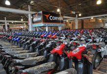 Cerró octubre con más ventas de motos que de autos: 45.600 unidades