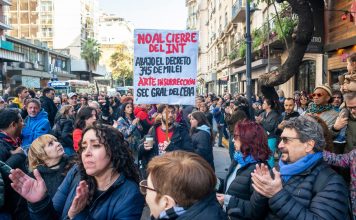 Abrazo al INT: una movilización a favor de las comunidades | Rechazan el decreto de Milei